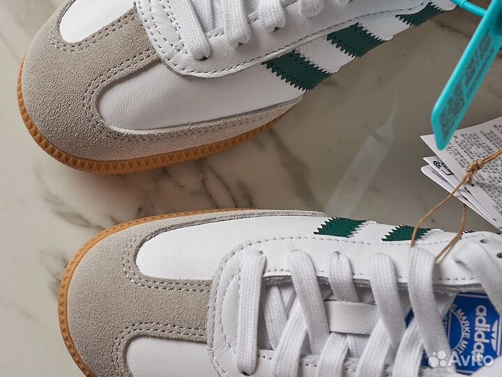 Adidas originals Samba Og White Collegiate Green