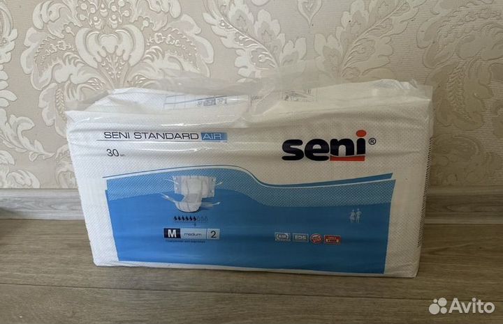 Памперсы подгузники для взрослых seni M 2 6 капель