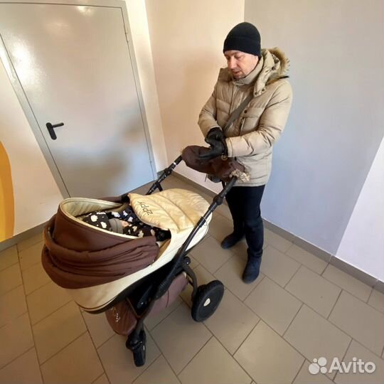 Коляска tutis zippy 2 в 1 + муфта + органайзер
