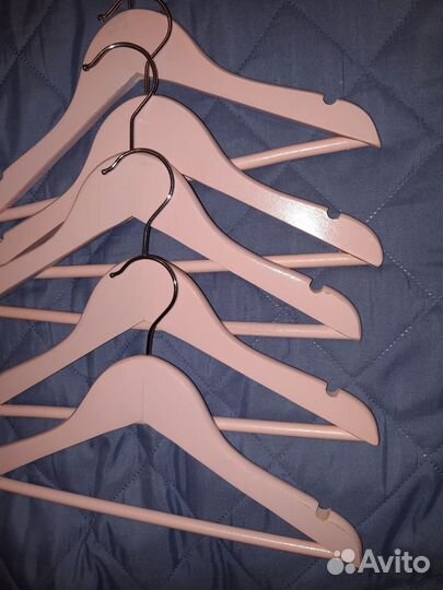 Вешалки плечики деревянные детские 30см 5 шт