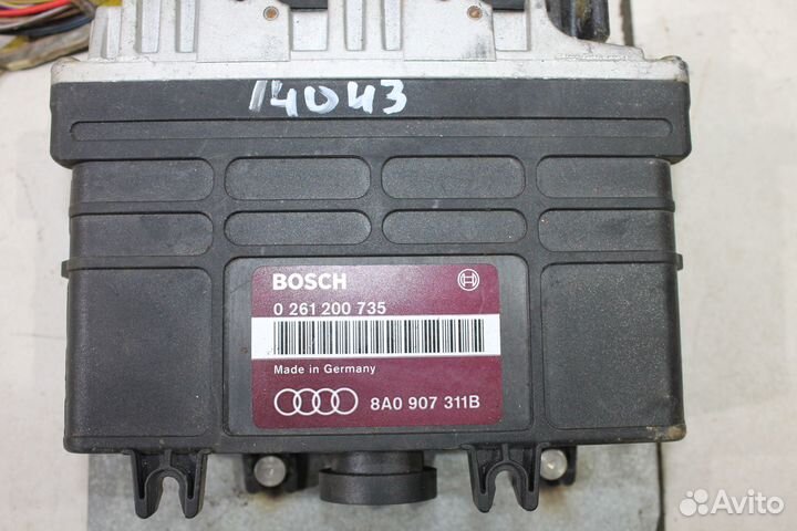 Блок управления двигателем 2,0 abt ауди 80 б 4