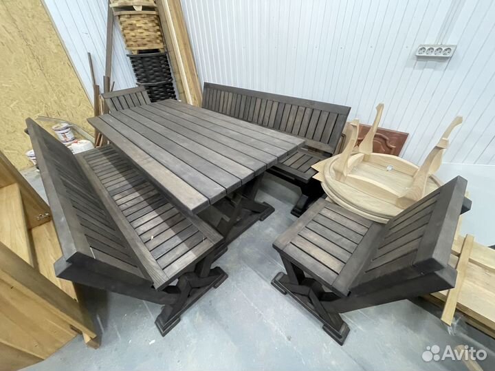 Мебель для беседки бани террасы