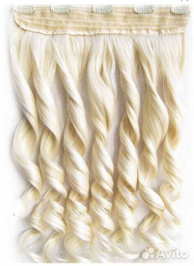 Накладные волосы на клипсах новые