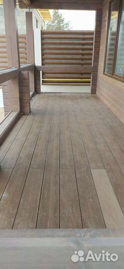 Монтаж террасной доски дпк