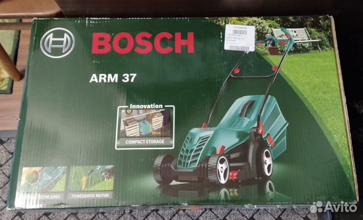Электрическая газонокосилка Bosch ARM 37 1400 Вт