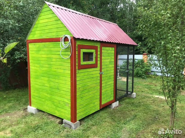Курятник с установкой