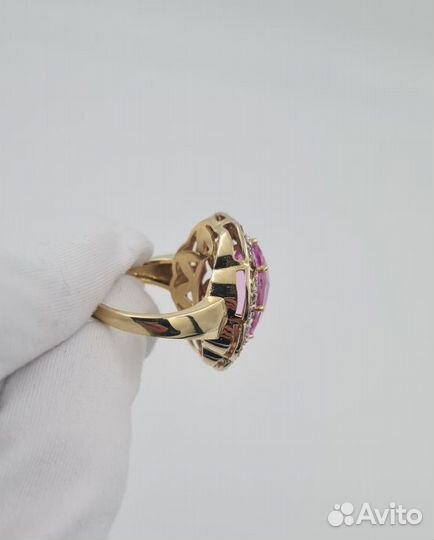 Золотое Кольцо 585 пробы с бриллиантами. Рассрочка