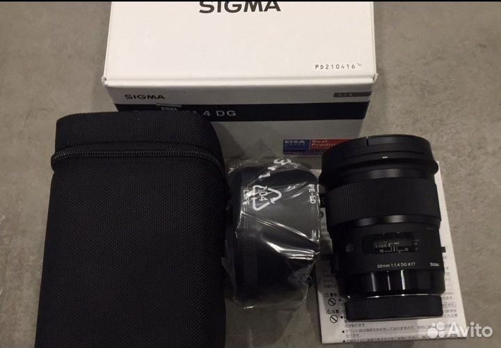 Sigma AF 50 f/1.4 DG HSM Art Nikon F, Новый