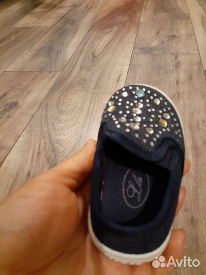 Мокасины на девочку 19р
