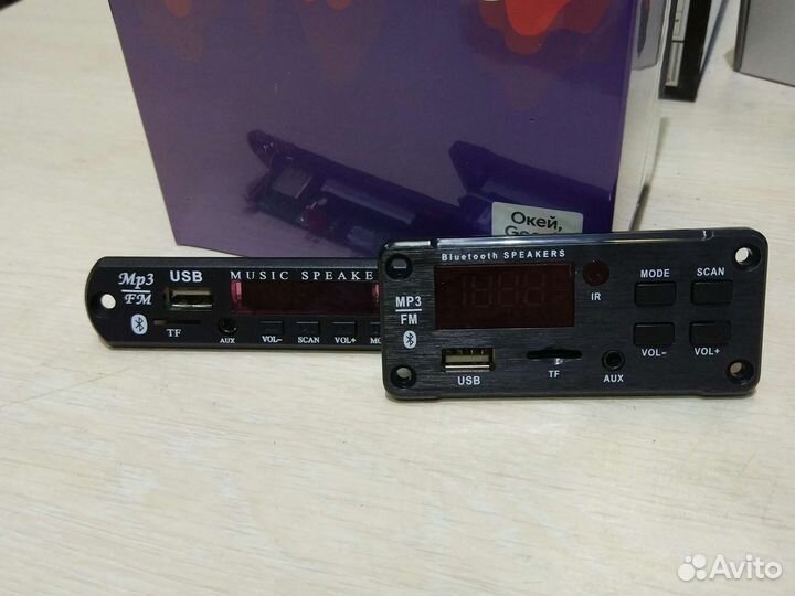 Bluetooth, USB, aux, microsd, радио панелька