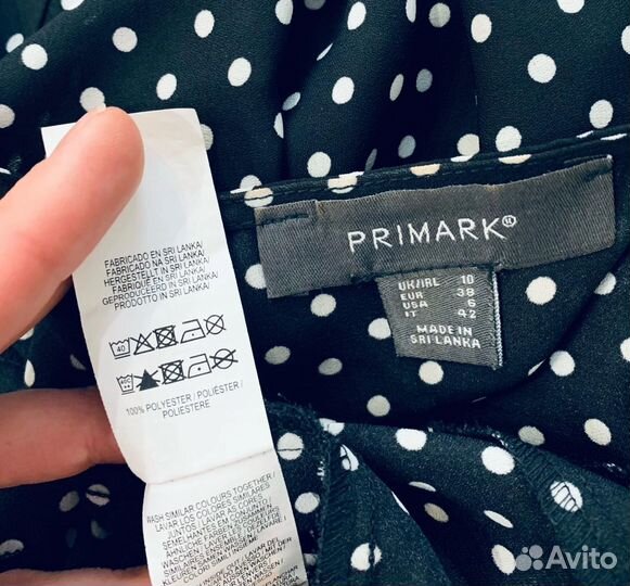 Красивая блузка в горох