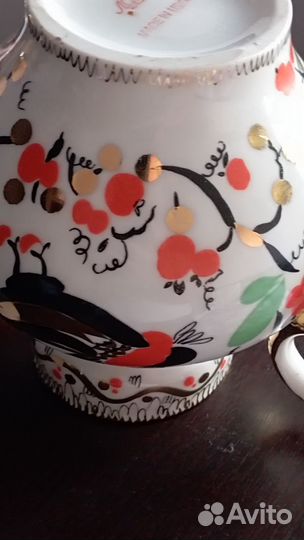 Императорский фарфор. Ручная роспись. СССР