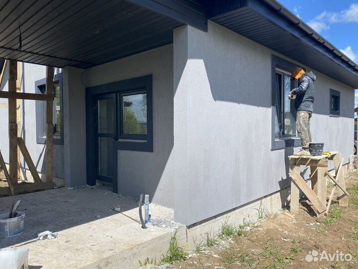 Утепление и отделка фасадов штукатуркой