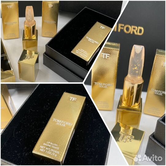 Tom ford бальзам Оригинал золото помада новая