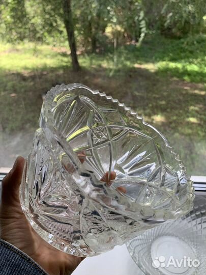 Салатник хрустальный
