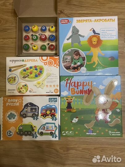 Детские настольные игры и пазлы