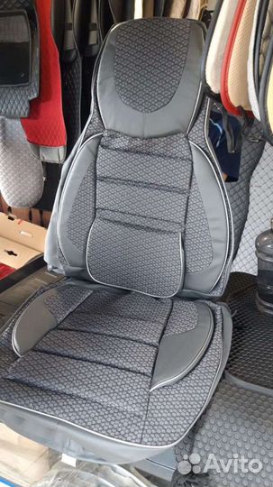 Чехлы на сиденья с поддержкой дутые