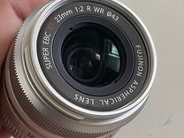 Объектив Fujifilm XF 23mm 2.0 R WR silver