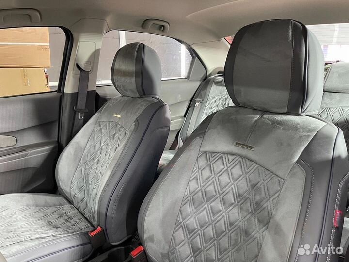 Премиальные чехлы для Chevrolet Cobalt велюр 5D