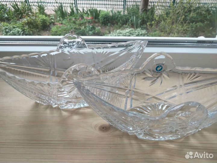 Хрустальная конфетница СССР