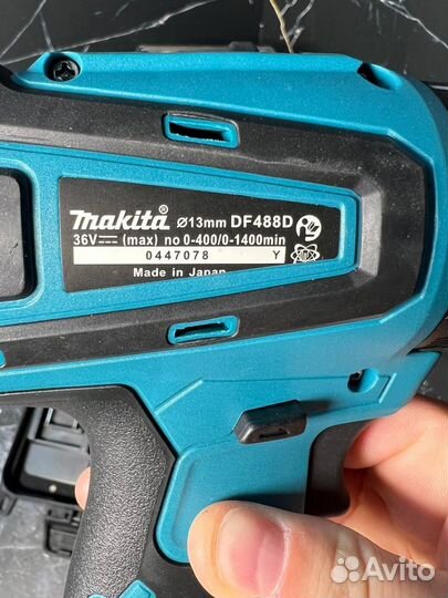 Шуруповерт ударный мощный makita