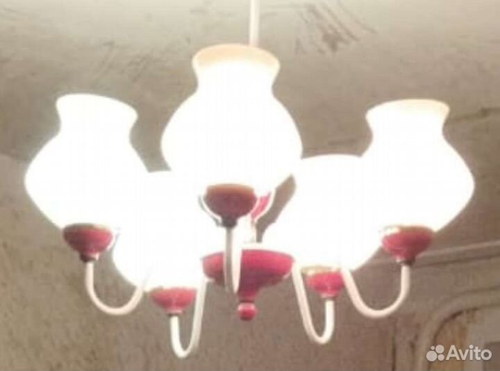 Люстра потолочная бу