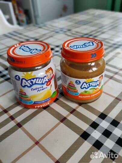 Бронь Детское пюре Агуша