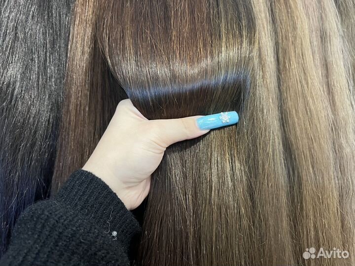 Волосы натуральные срез