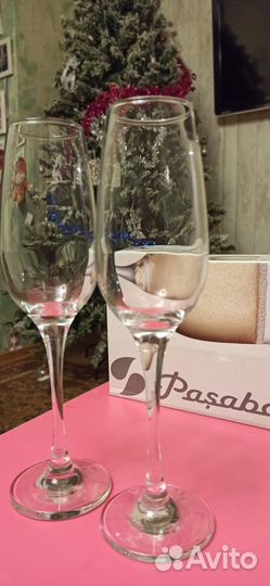Новые фужеры, 2 шт. в коробке. Турция