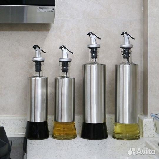 Набор бутылок для масла, соевого соуса, уксуса
