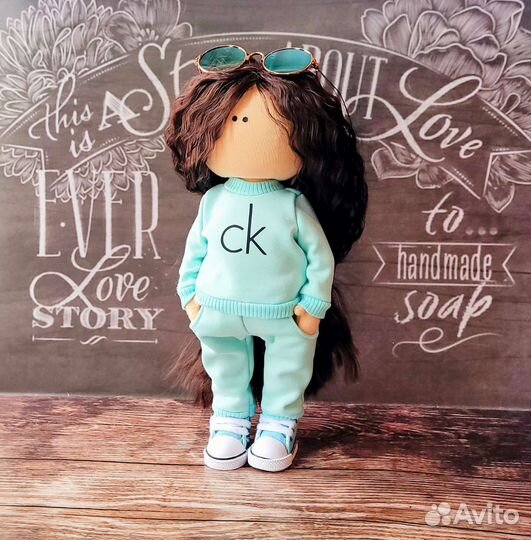 Кукла интерьерная, текстильная ручной работы