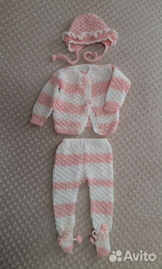 Детский вязанный комплект