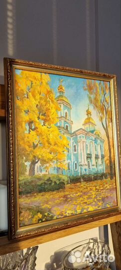 Картина маслом на холсте в раме