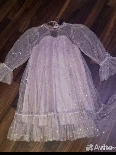 Платье со звездами новогоднее