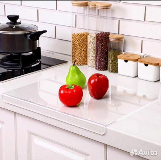 Разделочная акриловая доска на кухню 40*45 см