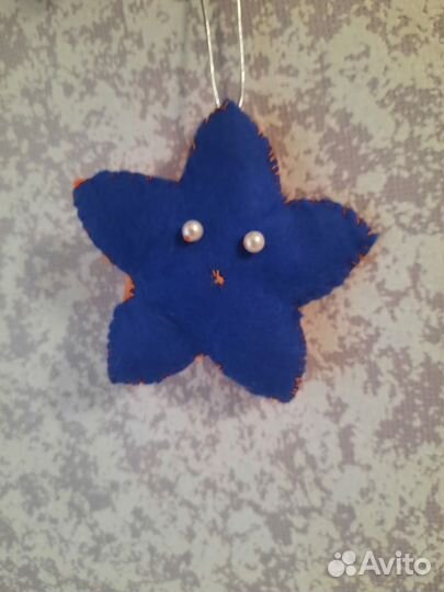 Елочные игрушки из фетра