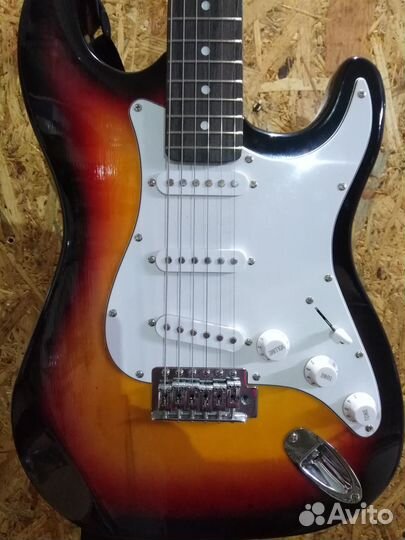 Электрогитара с процессором и микшером