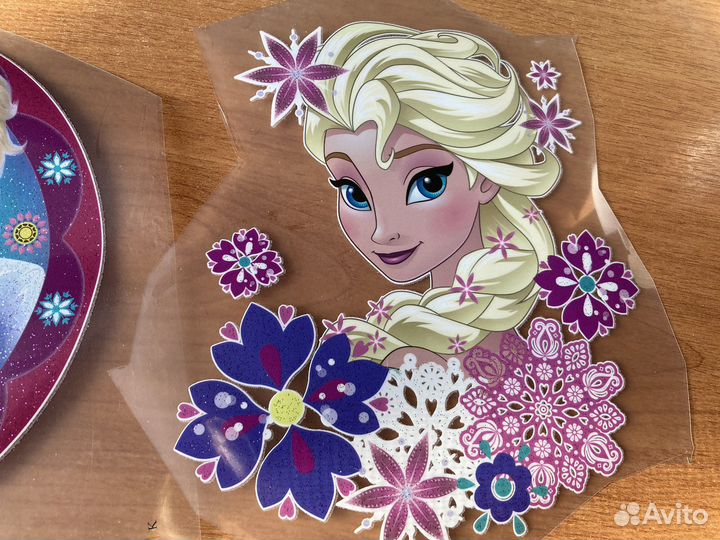 Термонаклейки на одежду аппликация Холодное сердце