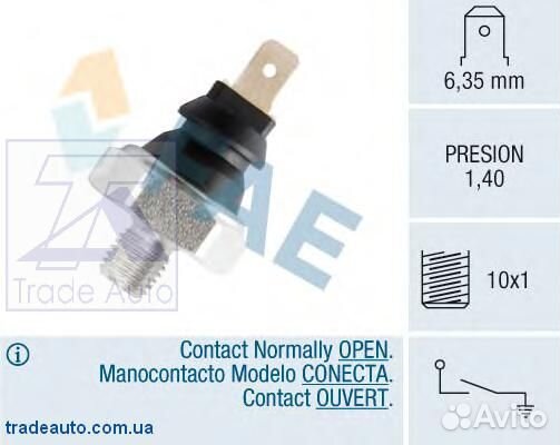 FAE 12900 Датчик давления масла