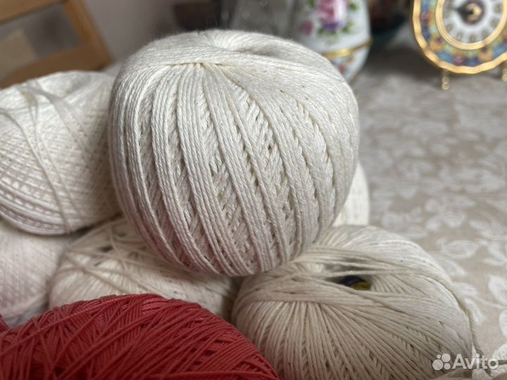 Нитки для вязания хлопок СССР