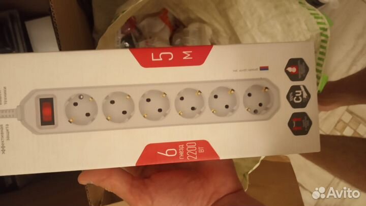 Удлинитель с сетевым фильтром