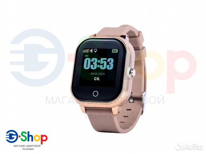 Детские умные часы Wonlex GW700S Wi-Fi IP67 золото