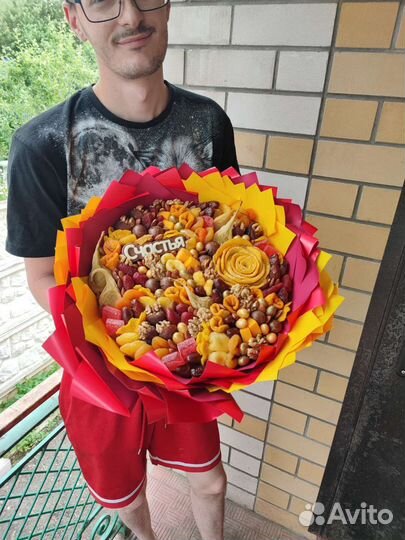 Букеты съедобные из орехов и сухофруктов Тверь