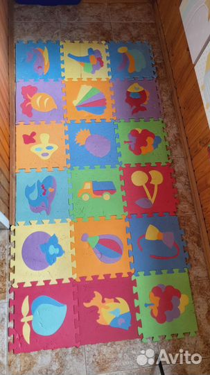 Детский коврик пазл