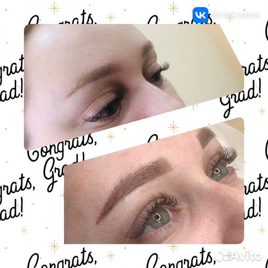 Перманентный макияж бровей губ межресничка