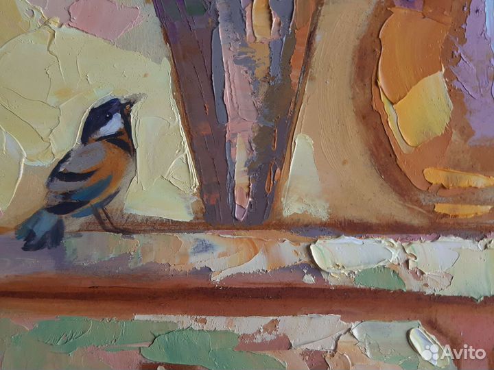 Бронь Картина Прованс лаванда пионы маслом