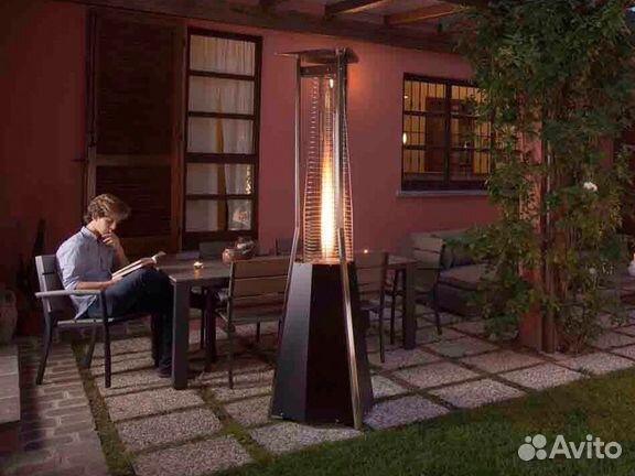 Уличный газовый обогреватель пирамида jax