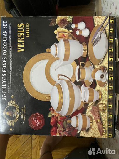 Набор столовой посуды на 6 персон Фарфор