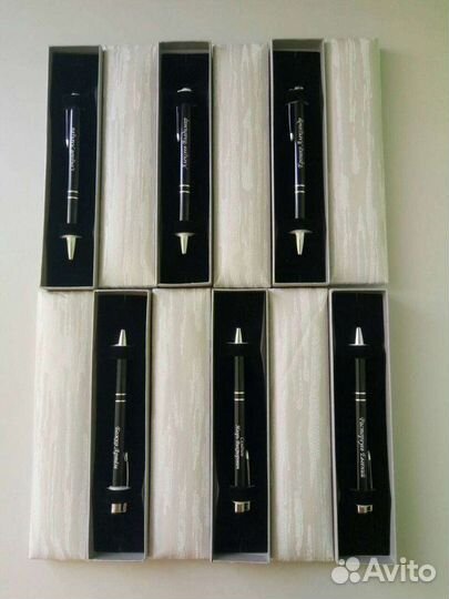 Именные металлические ручки с лазерной гравировкой