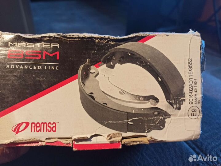 Тормозные колодки задние Фиат Панда,Фиат 500